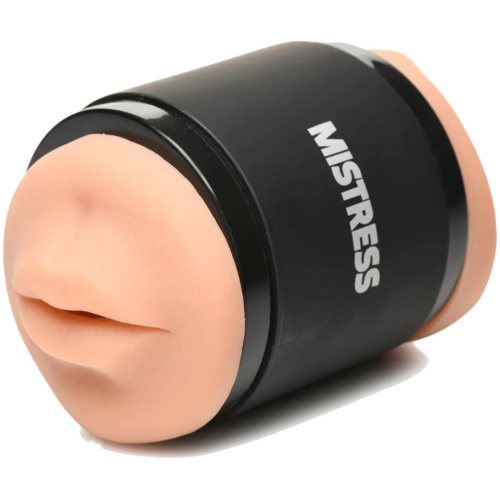 Mistress Double Shot Mouth and Pussy Stroker - Medium