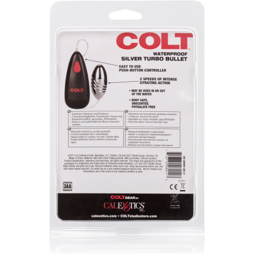 Colt Waterproof Silver Turbo Bullet