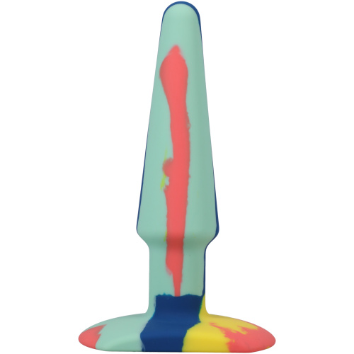 A-Play Groovy Silicone Anal Plug 5 Inch - Sunrise