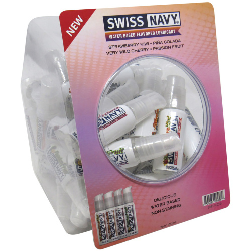 Swiss Navy 4 Flavored 1oz 50ct Fishbowl