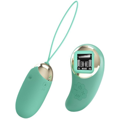 Mina Vibrating Remote Control Egg - Turquoise
