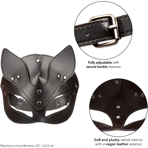 Euphoria Collection Cat Mask - Black