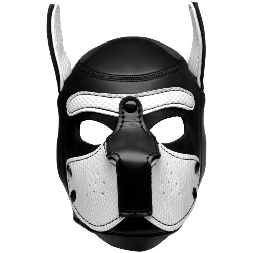Spike Neoprene Puppy Hood - White