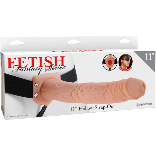 Fetish Fantasy Series 11 Inch Hollow Strap-on - Flesh