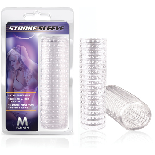M for Men Stroke Sleeve - Clear