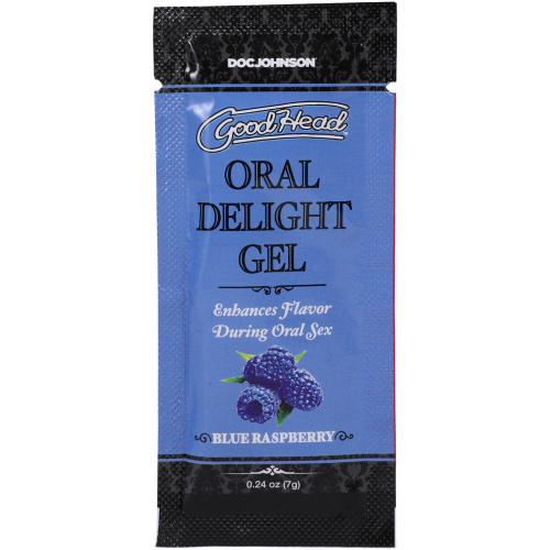 Goodhead - Oral Delight Gel - Blue Raspberry - 0.24 Oz