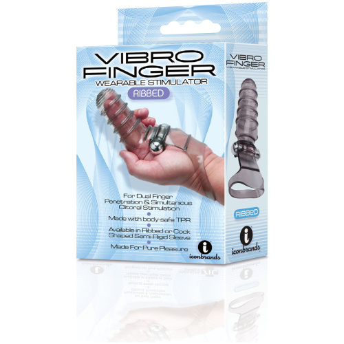 Vibro Finger Wearable Stimulator - Grey