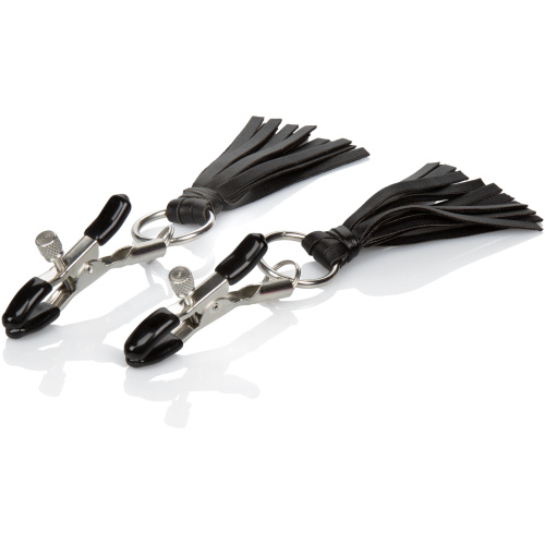 Nipple Play Playful Tassels Nipple Clamps - Black