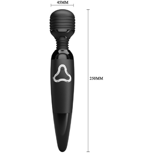 Pretty Love Body Wand With Led Light - Black