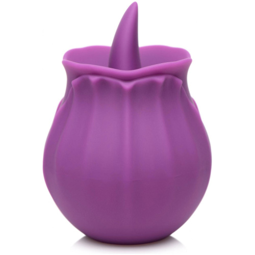 Inmi - Bloomgasm Wild Violet Licking Silicone  Stimulator - Violet
