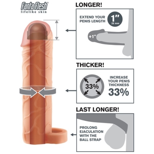 Fantasy Extension 1-Inch Extension With Ball Strap