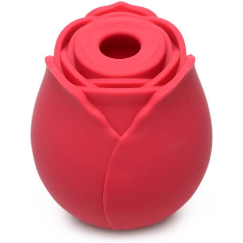 Inmi - Bloomgasm Wild Rose Silicone Suction Stimulator - Red