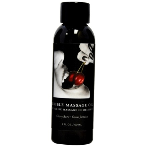Edible Massage Oil - Cherry - 2 Fl. Oz.
