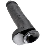 King Cock 11 Inch With Balls - Black