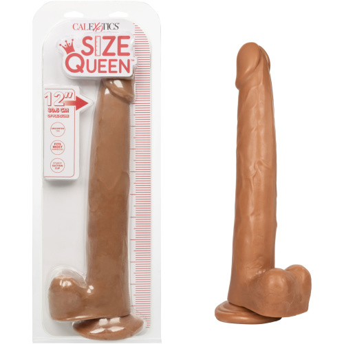 Size Queen 12 inch/30.5 Cm - Brown