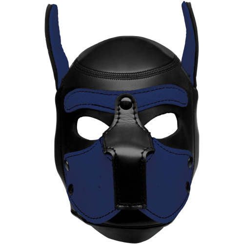 Spike Neoprene Puppy Hood - Blue