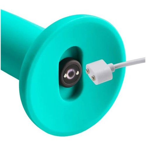 Ergo Super Flexi II Dong Soft and Flexible Liquid Silicone With Vibrator - Teal