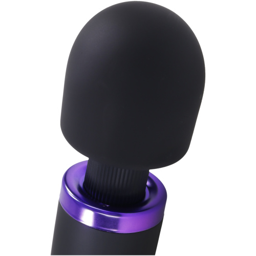 Merci - Rechargeable Power Wand - Ultra - Powerful Silicone Wand Massager - Black
