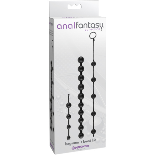 Anal Fantasy Collection Beginners Bead Kit - Black