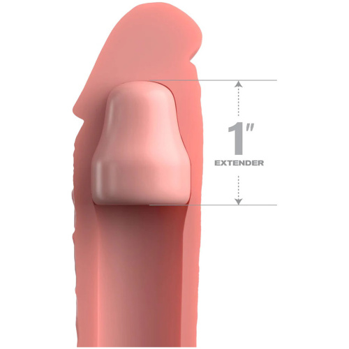 Fantasy X-Tensions Elite 7 Inch Sleeve With 1 Inch Plug - Light