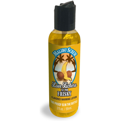 Love Lickers Massage Oil - Malibu Screw - 1.76 Fl. Oz.
