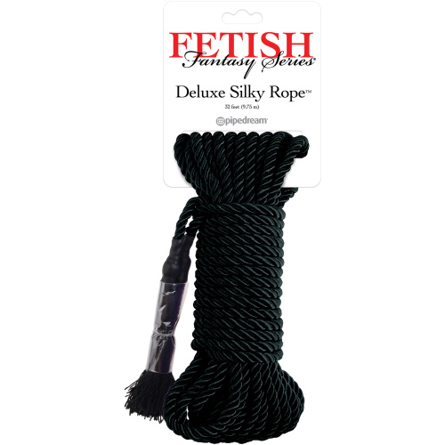 Fetish Fantasy Series Deluxe Silky Rope - Black