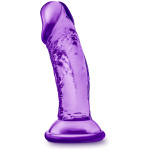 B Yours - Sweet n' Small 4 Inch Dildo With Suction Cup - Purple