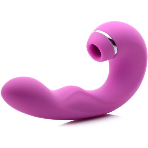 Shegasm 5 Star 10x Tapping G-Spot Vibe With Suction - Pink