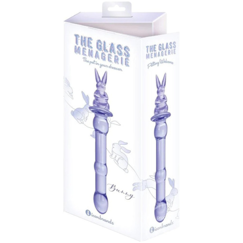 Glass Menagerie - Rabbit Dildo - Purple