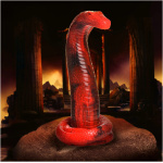 King Cobra King Cobra Silicone Dildo - Red