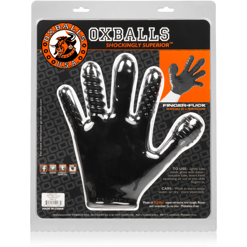 Finger- Fuck Reversible Jo & Penetration Toy - Black