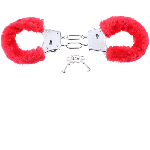 Fetish Fantasy Series Beginner's Furry Cuffs - Red