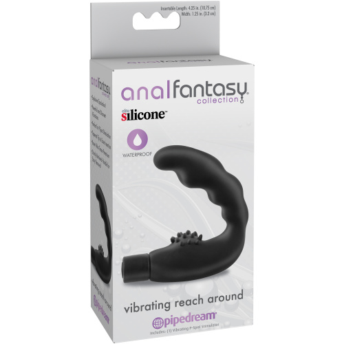 Anal Fantasy Collection Vibrating Reach Around - Black