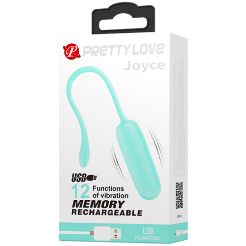 Pretty Love Joyce Vibrating Egg - Turquoise