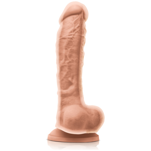 Colours - Dual Density - 8 Inch Dildo - White