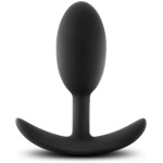 Luxe - Wearable Vibra Slim Plug - Medium - Black