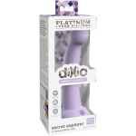 Dillio Platinum - Secret Explorer 6 Inch Dildo -  Purple