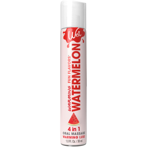 Wet Warming Fun Flavors - Watermelon - 4 in 1  Lubricant 1 Oz
