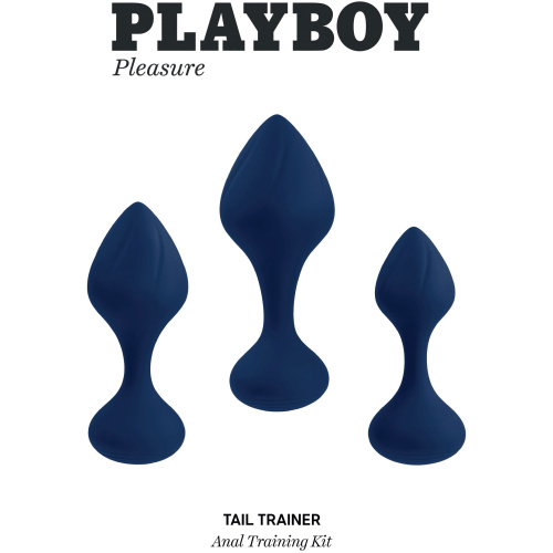 Playboy Pleasure - Tail Trainer - Anal Training Kit - Navy