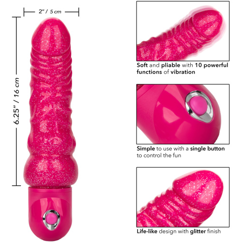 Naughty Bits Lady Boner Bendable Personal  Vibrator