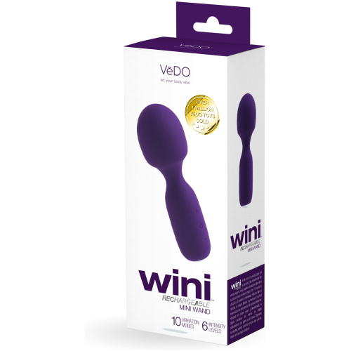 Wini Rechargeable Mini Wand - Purple