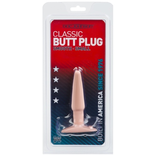 Classic Butt Plug Smooth - Small - White