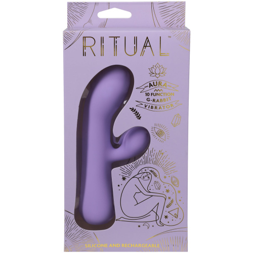 Ritual - Aura - Rechargeable Silicone Rabbit Vibe  - Lilac