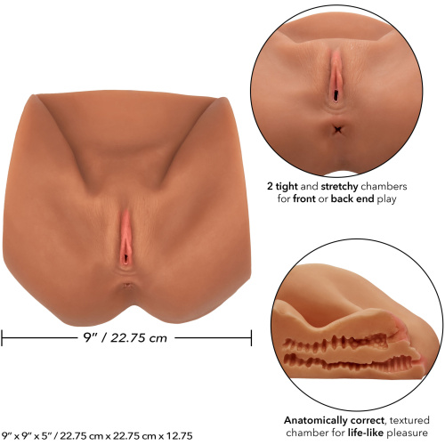 Stroke It Life-Size Pussy - Brown