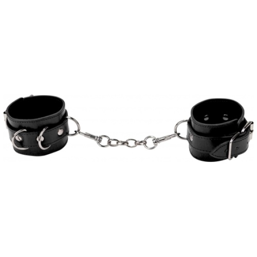 Leather Cuffs for Hands and Ankles - Black