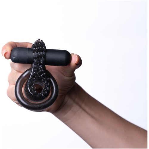 Jagger Vibrating Erection Enhancer Ring - Black