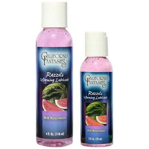 Razzels Warming Lubricant - Wild Watermelon - 4 Oz. Bottle