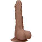 7 Inch Dong With Testicles - Tan