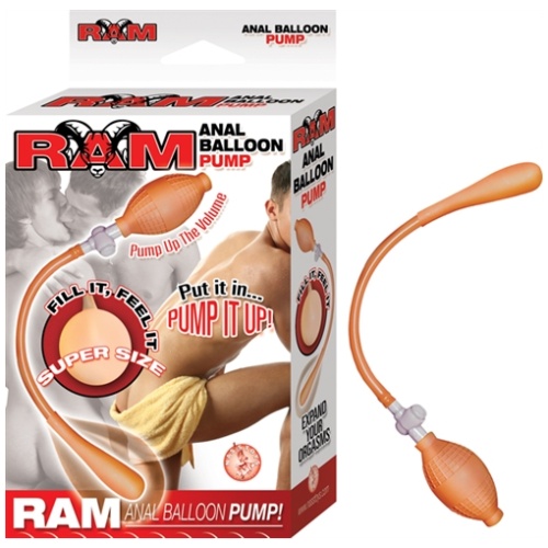 Ram Anal Balloon Pump - Flesh