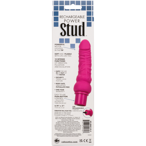 Rechargeable Power Stud Curvy - Pink